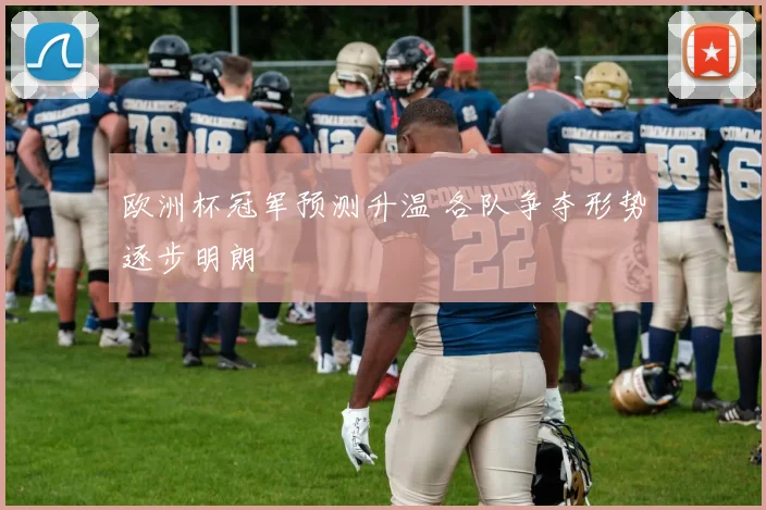 欧洲杯冠军预测升温 各队争夺形势逐步明朗